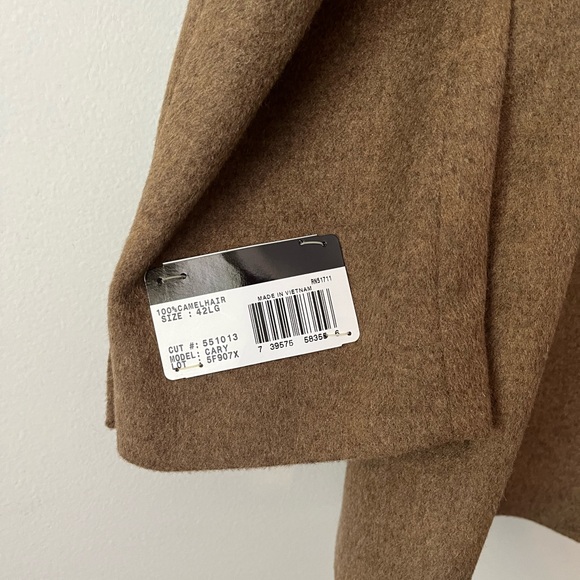 NWT T. Harris London Camel Hair Sports Coat 42LG - Picture 6 of 8